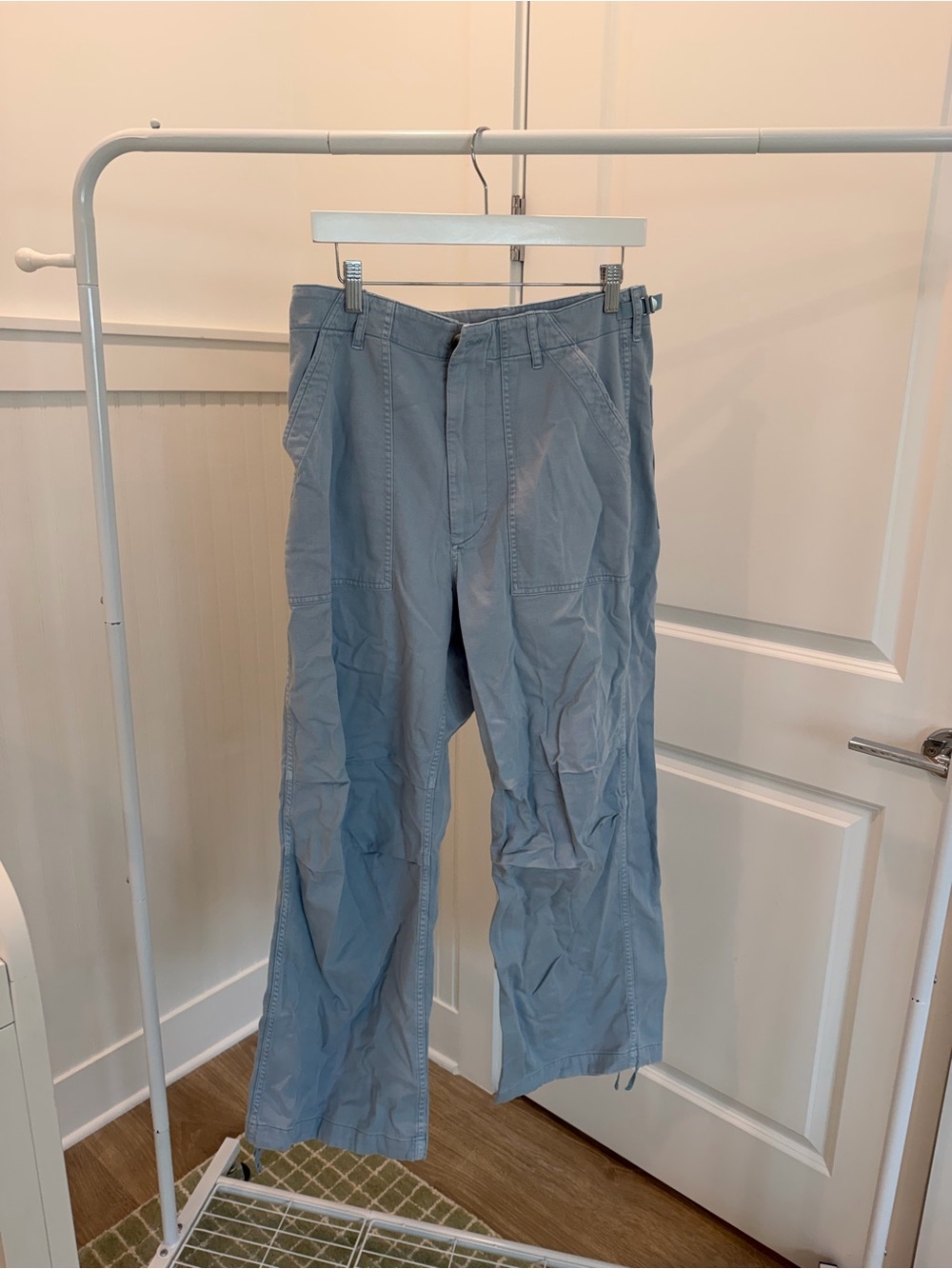 rag & bone Blue Cargo Pants - Picture 2 of 4